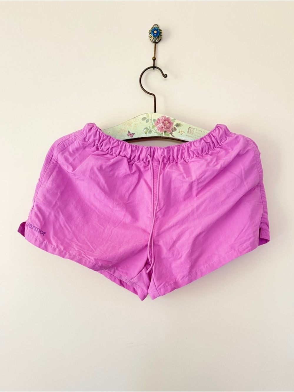 Marmot Womens Shorts Pink Camp Hike Juniper Springs UPF 50 Quick-Dry 3" sz Small